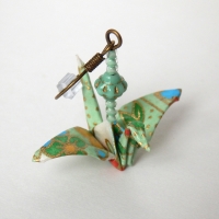 Origami náušnice 