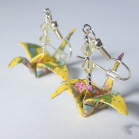 Origami náušnice 