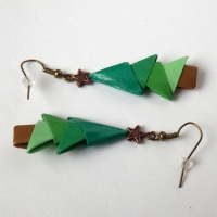 Origami náušnice 